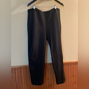 Terra & Sky Black Straight-Leg Pants